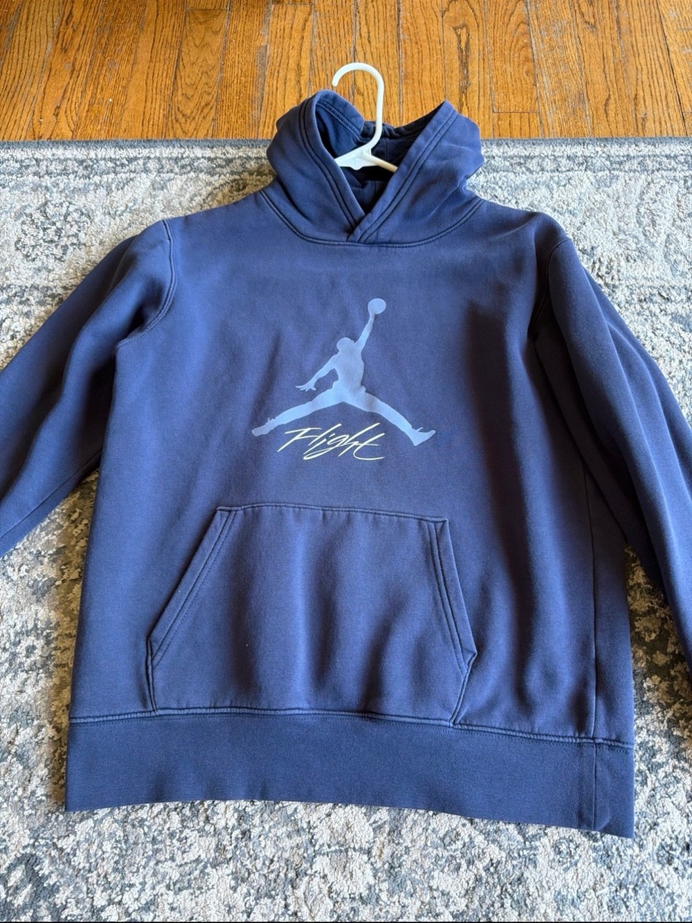 Jordan Men's Turtleneck Pullover in Navy with Light Logo
